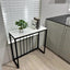 Glossy Sintered Stone Hallway Table