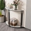 Half Moon Console Table Marble Semi-Circle Entrance Hall Table