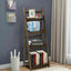 Retro 4 Tier Wooden Ladder Bookcase Folding Book Shelf Plant Stand Storage Rack