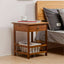 Classic Bedside Table Drawer Side Table Living Room Coffee Tea End Table