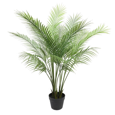 Artificial Modern Bushy Areca Fern Tree 120cm