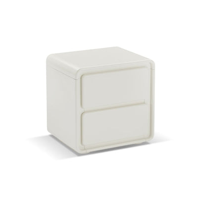 Astrid White Bedside Table