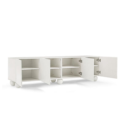 Ava White TV Unit