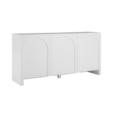 Dome White 3 Doors Sideboard