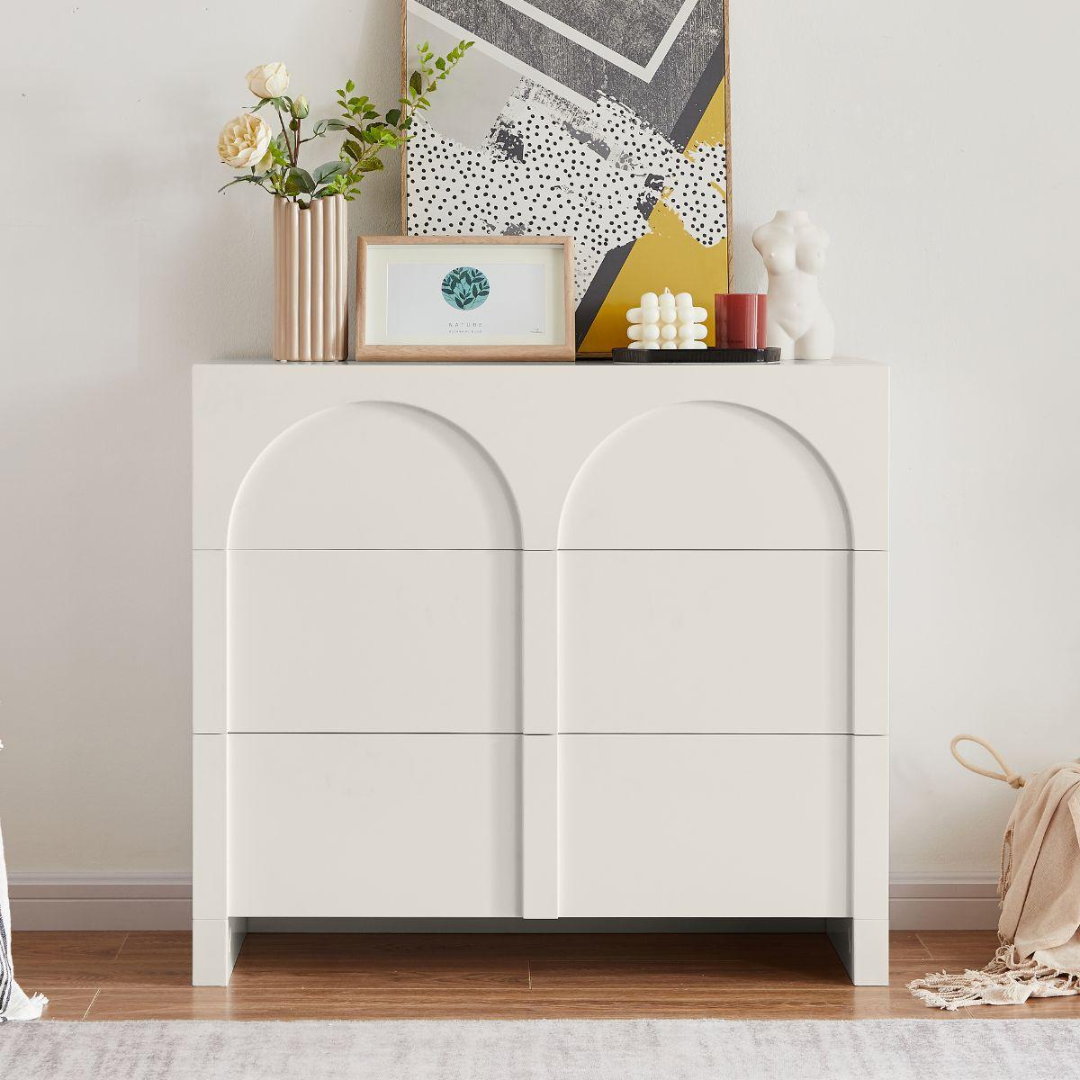 Dome White Sideboard