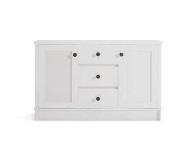 Margaux White Coastal Style Sideboard Buffet Unit