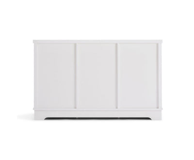 Margaux White Coastal Style Sideboard Buffet Unit