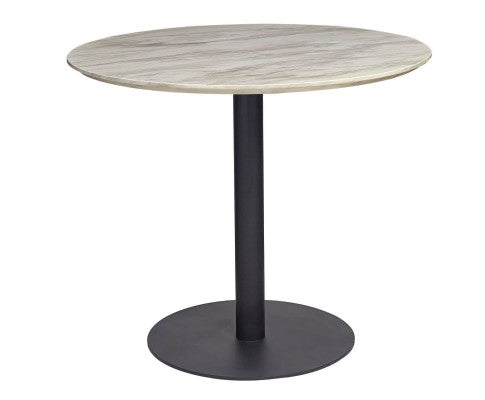 Tyler Black Mid-Century Design Round Dining Table