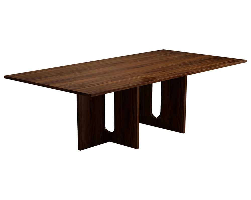 Oak Melamine Dining Table 8 Seater