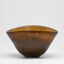 Lava Handblown Glass Bowl Brown