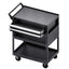 5-Tier Tool Cart with Wheels, 400 lbs Load Capacity, Rolling Work Cart with 2 Drawers & Pegboard, Mechanic Tool Storage Organizer with Locking System for Garage, Warehouse and Repair Shop, Black