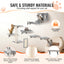 VEVOR Wall Mounted Cat Shelves, Cat Wall Shelves and Perches with Jumping Boards, Hammock, Sofa, Cat Tree & Cat Grip, Cat Furniture and Shelves up to 40 lbs for Sleeping, Playing, Climbing, Set of 6