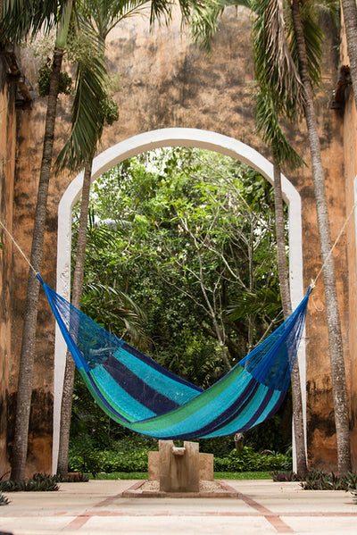 The out and about Mayan Legacy hammock Doble Size in Oceanica colour