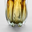 Solenne Handblown Glass Vase Amber & Green Ombre