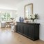 St. James Sideboard Black Oak 220cm