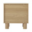 Linero Bedside Table Oak