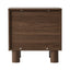 Linero Bedside Table Walnut