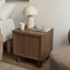 Linero Bedside Table Walnut