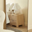 Malcom Bedside Table Oak