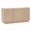 Malmo 3 Door Buffet Oak (140cm)