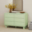 Wynnwood Chest of 6 Drawers Green