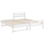 Artiss Bed Frame Single Size 2-in-1 Trundle Wooden White AVIS