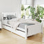 Wooden Bed Frame Timber Single Size RIO Kids Adults Storage Drawers Base