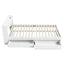 Bed Frame Single Size with Charging Ports and 2 Drawers AURA