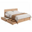 Double Bed Frame with 2 Drawers Bedroom Furniture