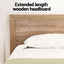 Queen Size Bed Frame with 2 Drawers Bedroom Furniture