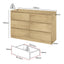 12 Chest of Drawers Dressers Lowboy Bedroom with 12 Drawers