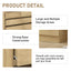12 Chest of Drawers Dressers Lowboy Bedroom with 12 Drawers