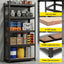 Giantz 2-Rack Garage Shelving 1.6X0.8m MDF Warehouse Shelves Storage Rack Black