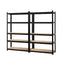 Giantz 2x1.8M Garage Shelving Warehouse Rack Pallet Racking Storage Shelf Black