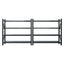 Giantz 4Mx1.8M Garage Shelving Warehouse Rack Black