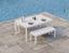 Halki Bench Seat - Outdoor - 120cm - White