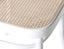 811 Hoffmann Chair - White - Cane Seat - Cane Backrest - by TON