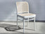 811 Hoffmann Chair - White - Cane Seat - Cane Backrest - by TON