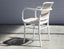 811 Hoffmann Armchair - White - Cane Seat - Cane Backrest - by TON