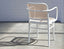 811 Hoffmann Armchair - White - Cane Seat - Cane Backrest - by TON