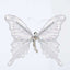 Davinia Metallic Butterfly Clip Decoration Silver