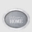 Country Zinc Welcome Home Oval Tray