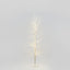 White Forest Light Up Tree with 1300 Lights 180cm