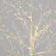 White Forest Light Up Tree with 500 Lights 120cm