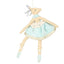 Balmay Large Velvet Hanging Deer Ornament Blue