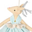 Balmay Large Velvet Hanging Deer Ornament Blue