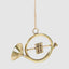 Gato Hanging Ornament Gold