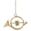 Gato Hanging Ornament Gold