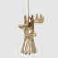 Brass Hanging Reindeer Bell