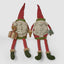 Sitting Santa With Pine Tree